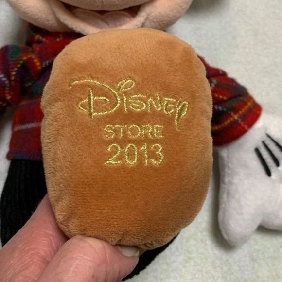 Disney Mickey Mouse 17 Inch Plush Plaid Jacket Disney Store Exclusive From 2013 - Picture 5 of 9
